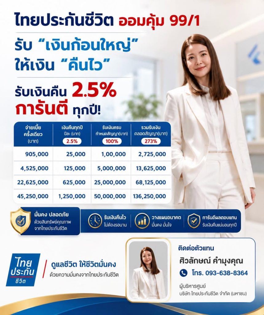ไทยไลฟ์ ออมคุ้ม 99/1